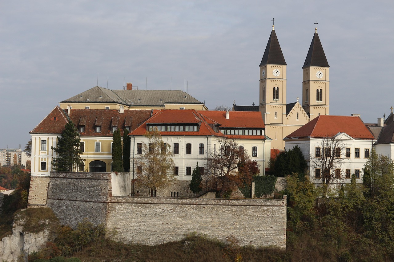 View to the centre of Veszprém